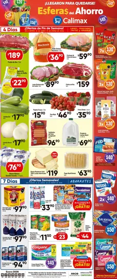 Vista previa las ofertas de la tienda Calimax - Folleto Ensenada desde el 16/01/2026 
