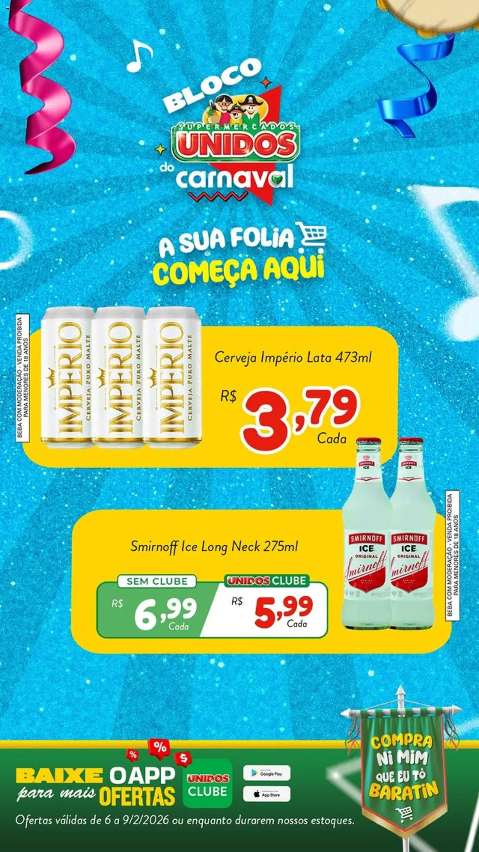 Pré-Visualização do folheto "Ofertas da semana" da loja Supermercados Unidos válido a partir de 06/02/2026