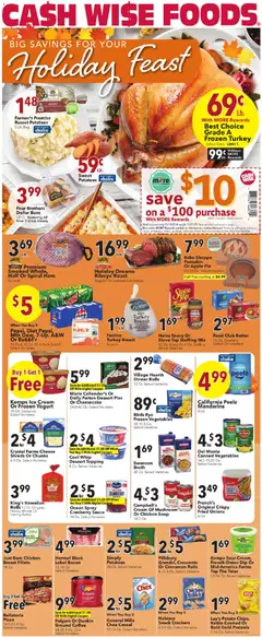 Ad Preview of Cash Wise Weekly Ad from 11/19/2025