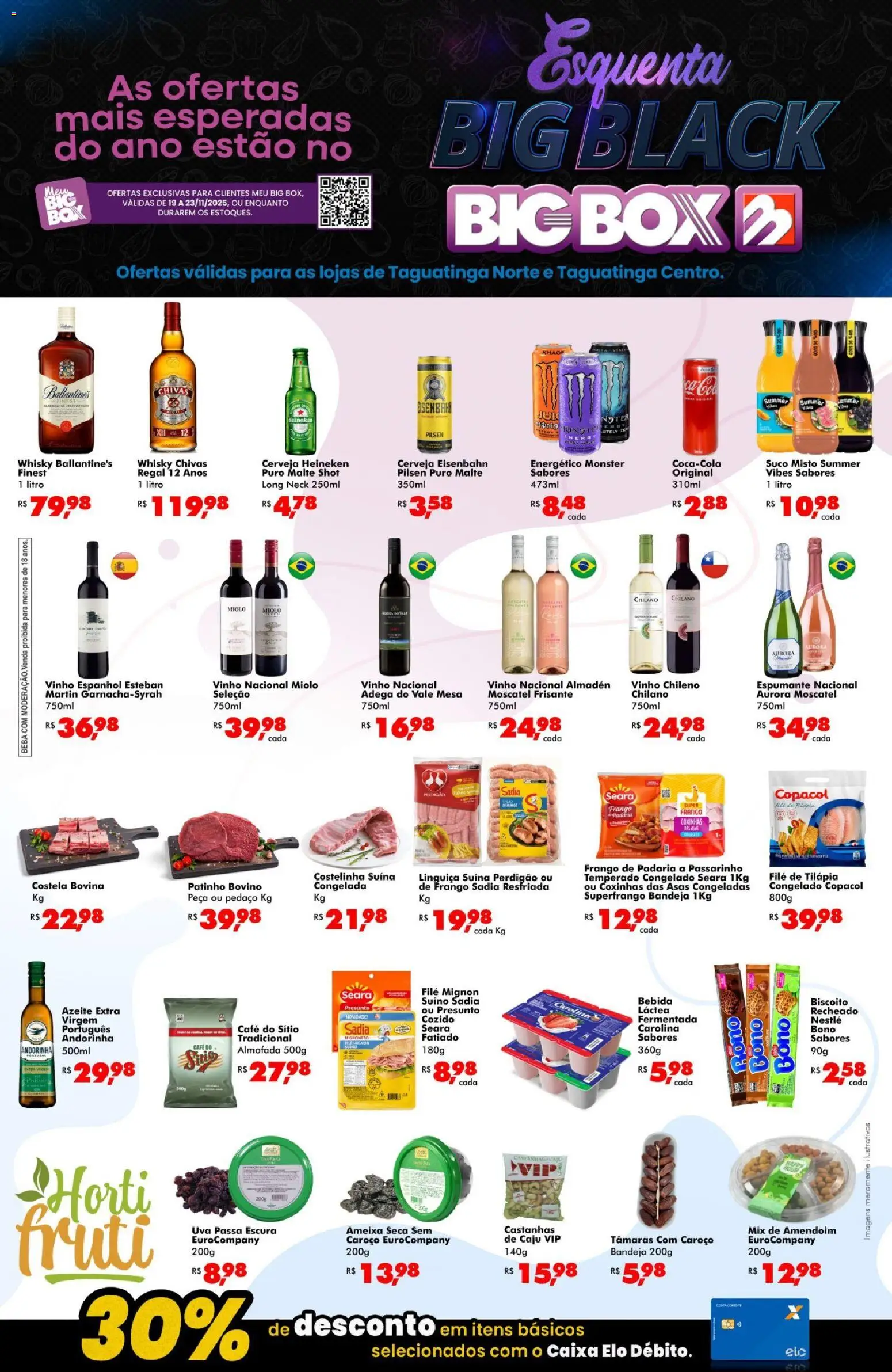 Pré-Visualização do folheto "Black Friday" da loja Big Box válido a partir de 19/11/2025
