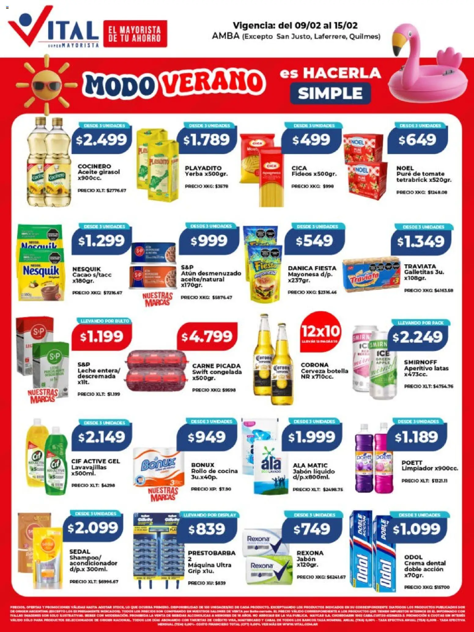 Vista previa del folleto de la tienda Vital válido desde el 09/02/2026 