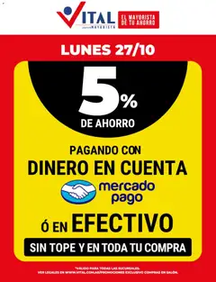 Vista previa del folleto de la tienda Vital válido desde el 27/10/2025 