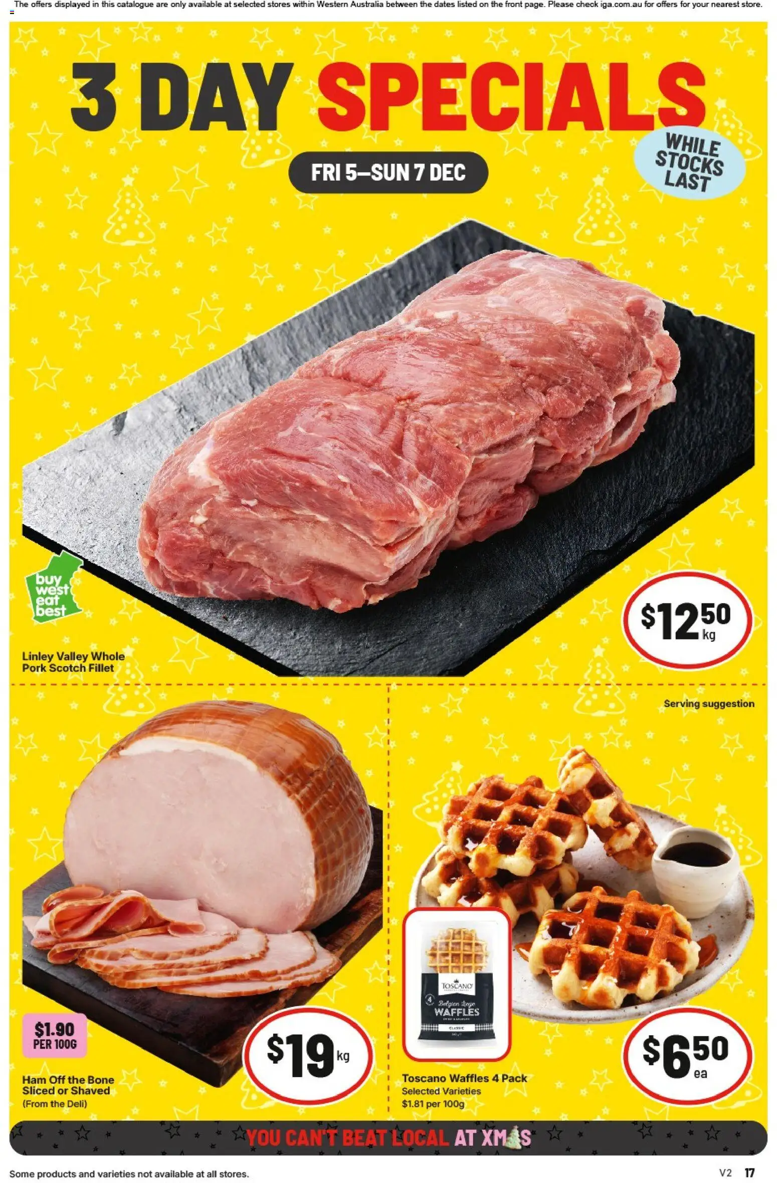 Preview of catalogue 3 Day Specials - NT/WA from shop IGA valid 05/12/2025