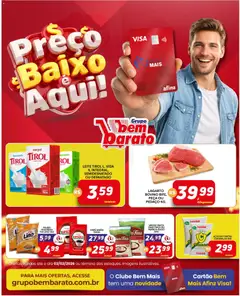 Pré-Visualização do folheto "Ofertas da semana" da loja Supermercado Bem Barato válido a partir de 27/01/2026
