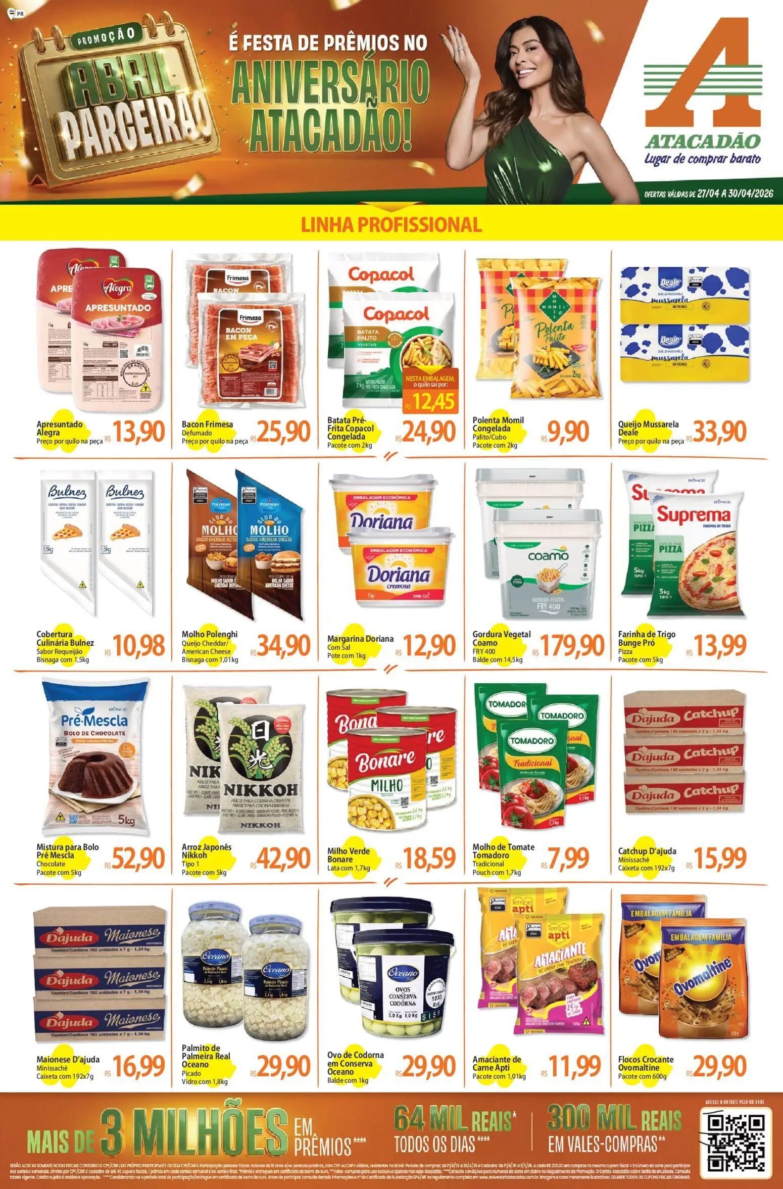 Pré-Visualização do folheto "Atacadão ofertas - PR" da loja Atacadão válido a partir de 27/04/2026