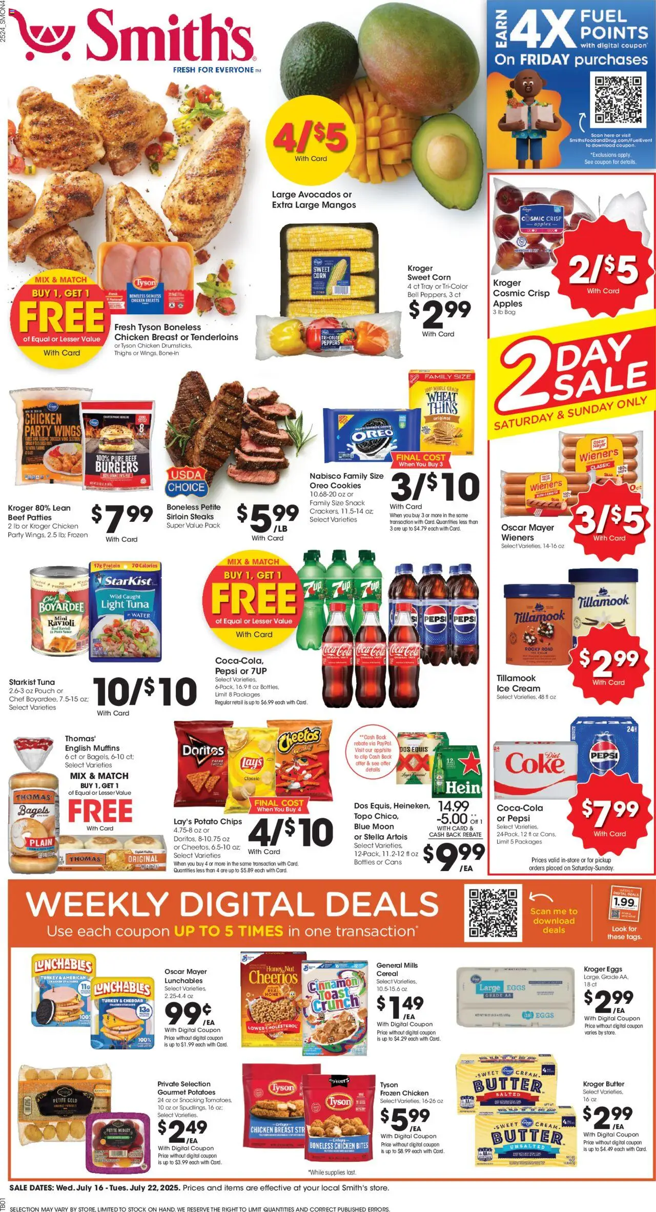 Smith's Weekly Ad from 07/16/2025 - Flyer - Page number 1