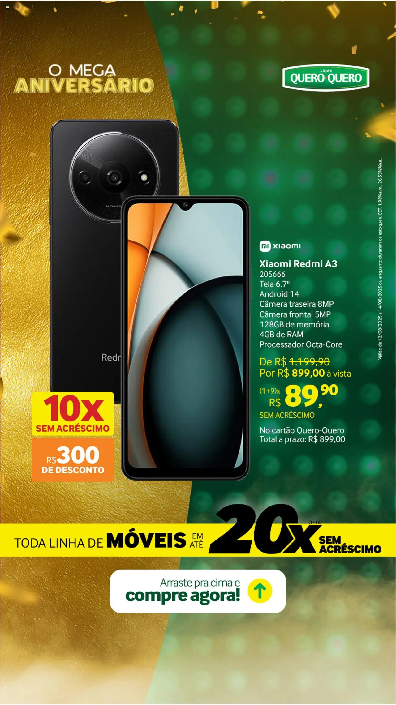 Lojas Quero-Quero folheto "Ofertas atuais" válido a partir de 12/08/2025 - número de página 1