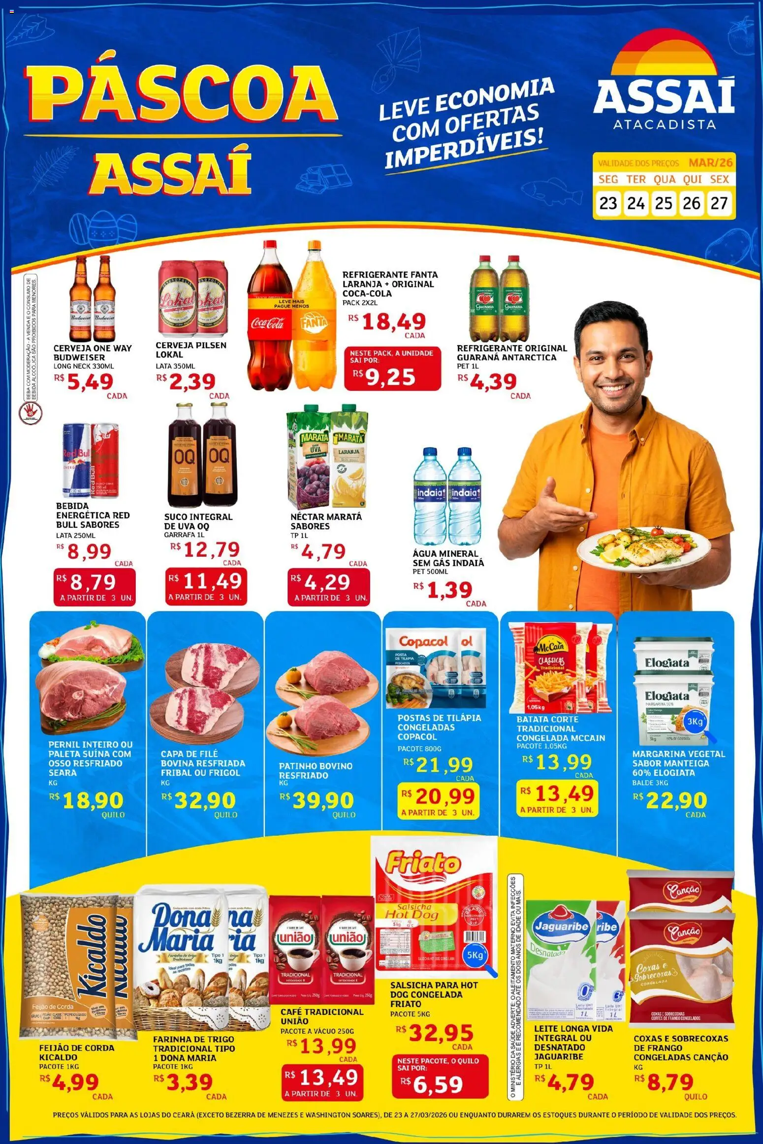 Pré-Visualização do folheto "Assaí Atacadista ofertas - CE" da loja Assaí Atacadista válido a partir de 23/03/2026