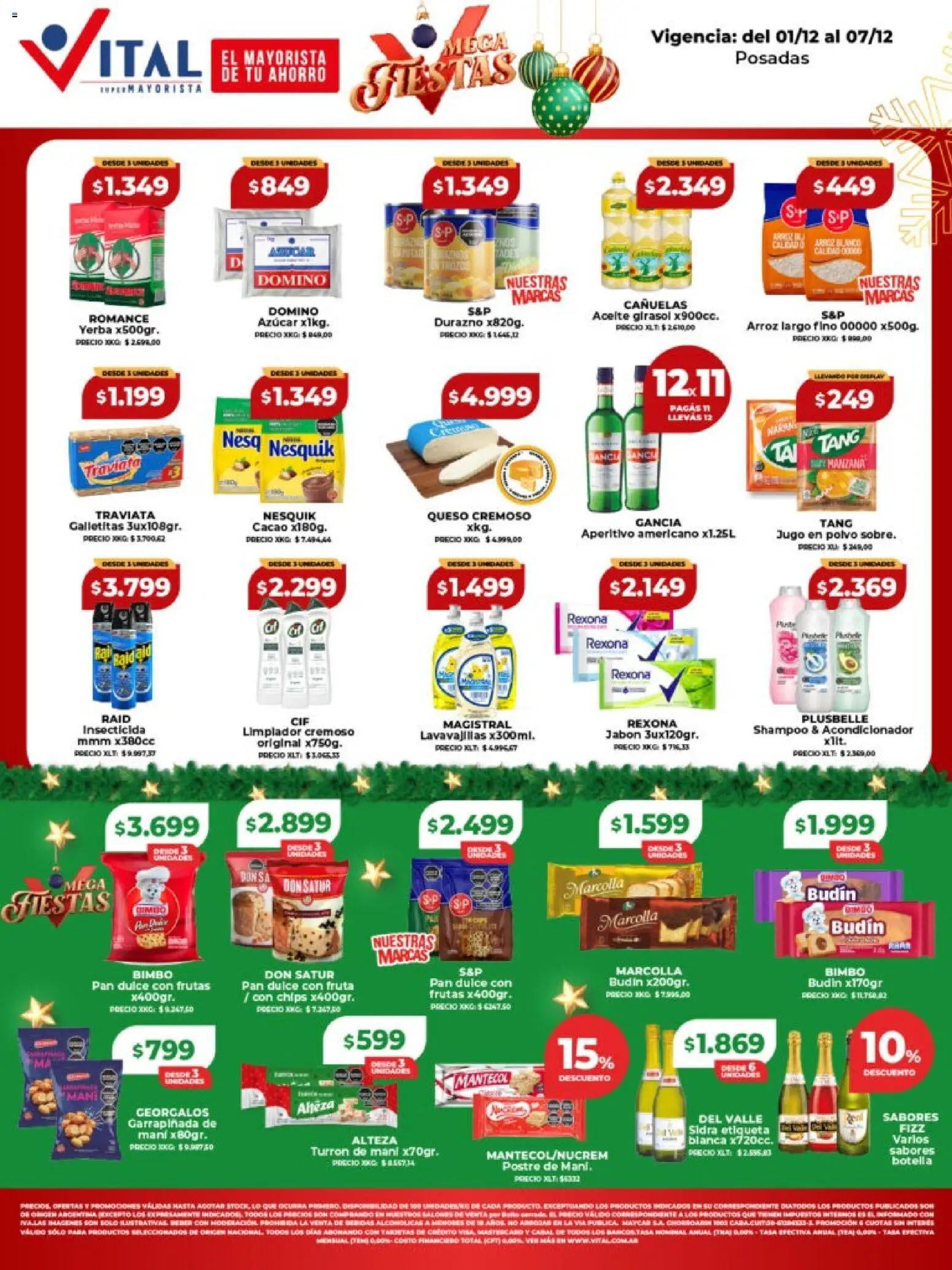 Vista previa del folleto de la tienda Vital válido desde el 01/12/2025 