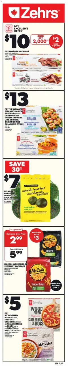 Un aperçu du dépliant Weekly flyer / circulaire du magasin Zehrs est valide à partir 10 juill. 2025