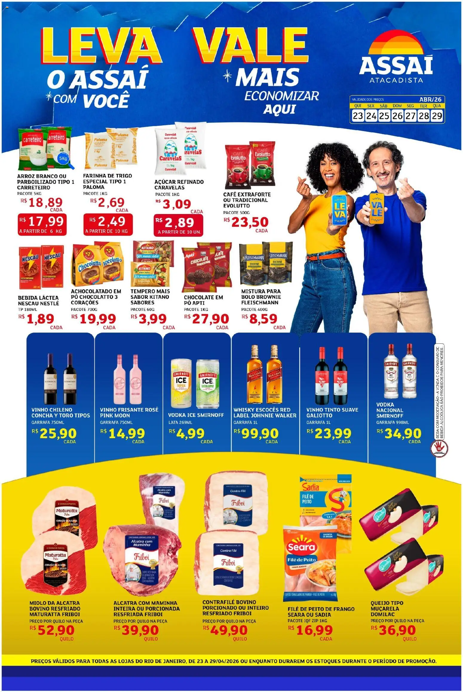 Pré-Visualização do folheto "Assaí Atacadista ofertas - RJ" da loja Assaí Atacadista válido a partir de 24/04/2026