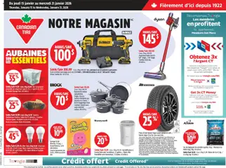 Preview of leaflet Circulaire from shop Canadian Tire is valid from Jan 15, 2026