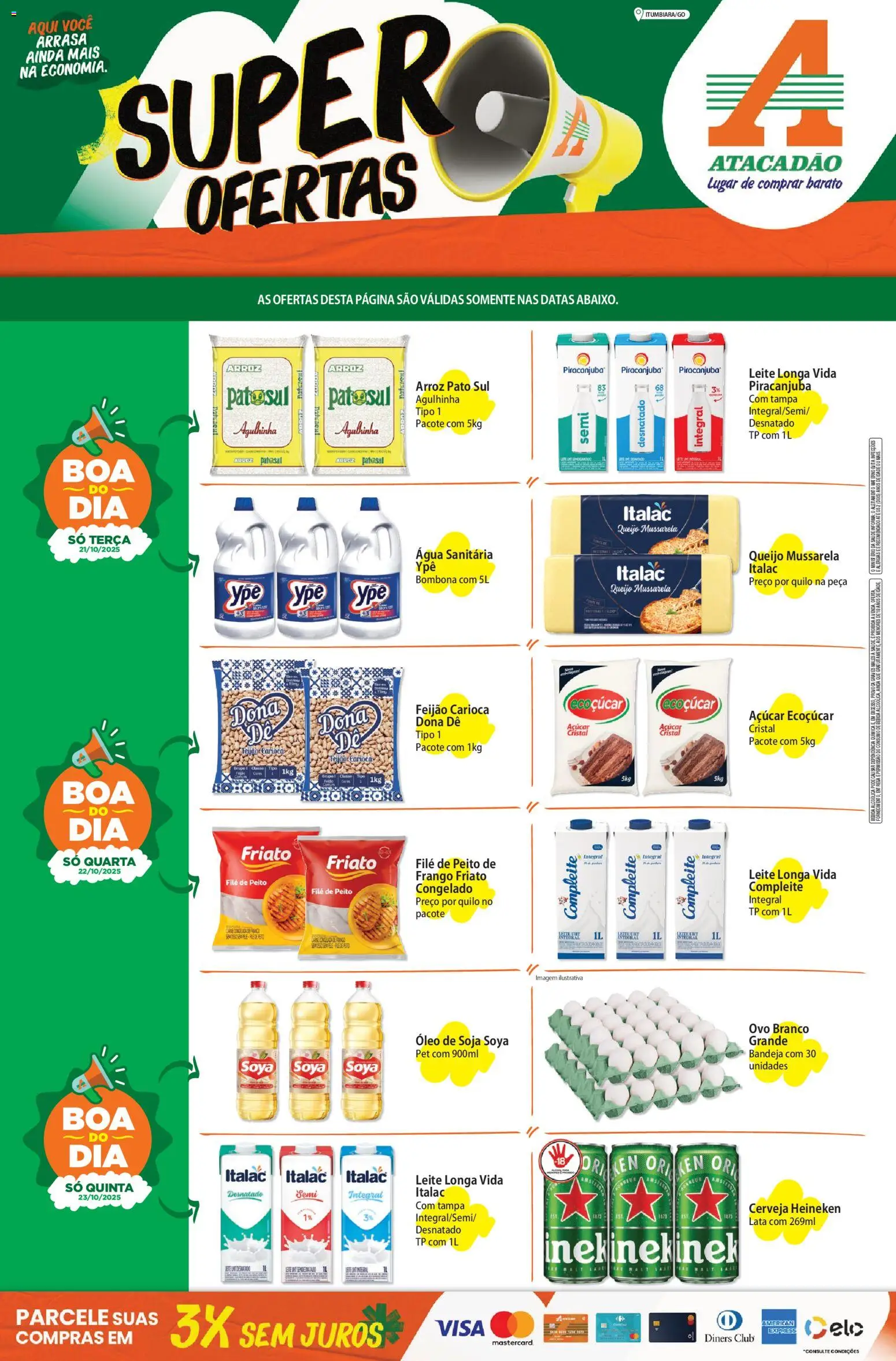 Atacadão folheto "Ofertas - GO" válido a partir de 21/10/2025 - número de página 1