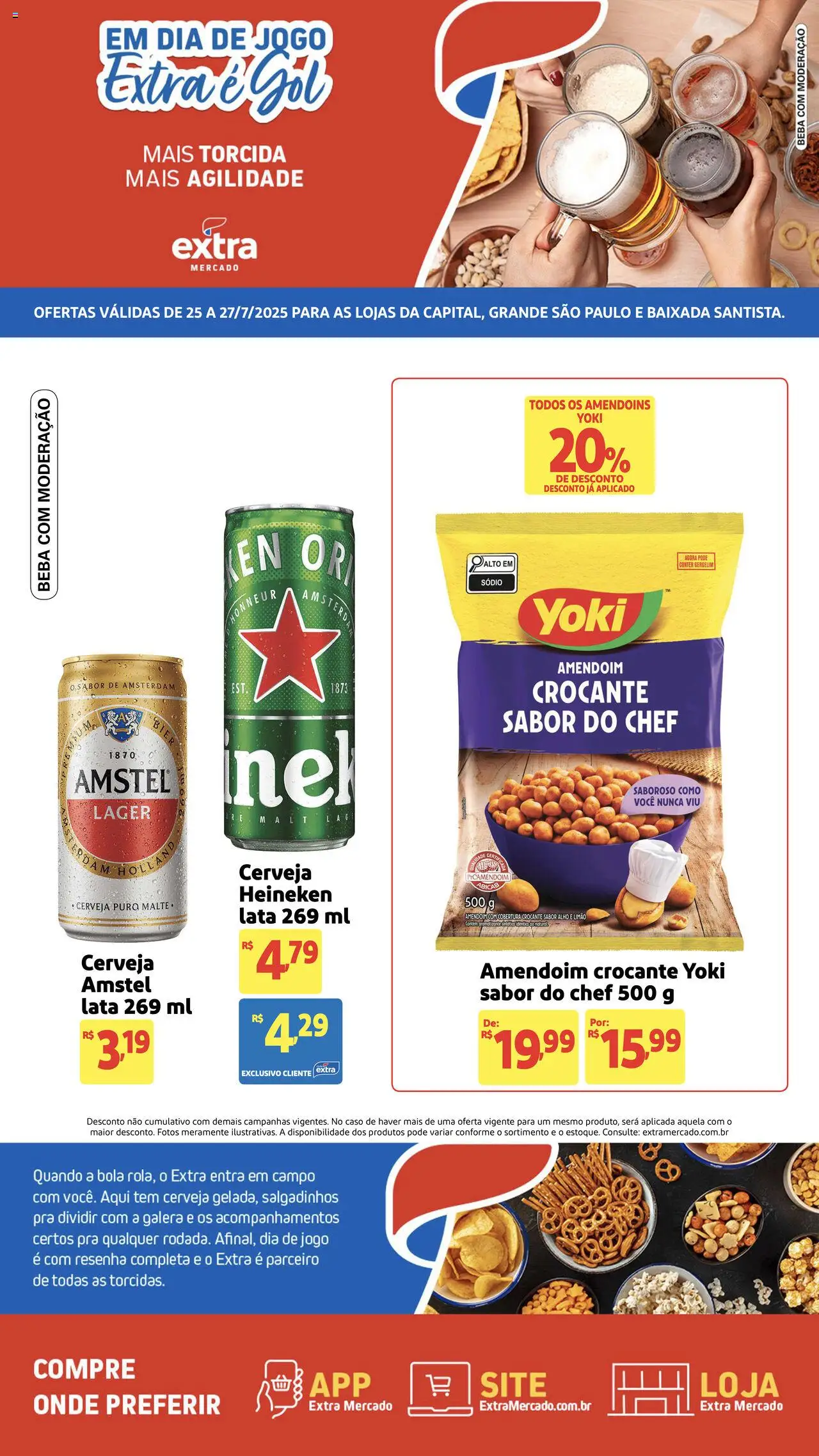 Extra folheto "Ofertas de Mercado Viral Gol" válido a partir de 25/07/2025 - número de página 1