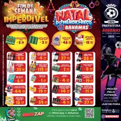 Pré-Visualização do folheto "Ofertas Fim de Semana Imperdível" da loja Bahamas Supermercados válido a partir de 05/12/2025