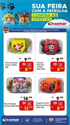 Pré-Visualização do folheto "Semar Supermercado ofertas Feira Patrulha" da loja Semar Supermercado válido a partir de 18/04/2026