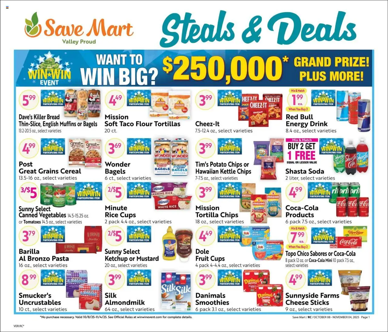 Save Mart Big Book of Savings from 10/08/2025 - Flyer - Page number 1