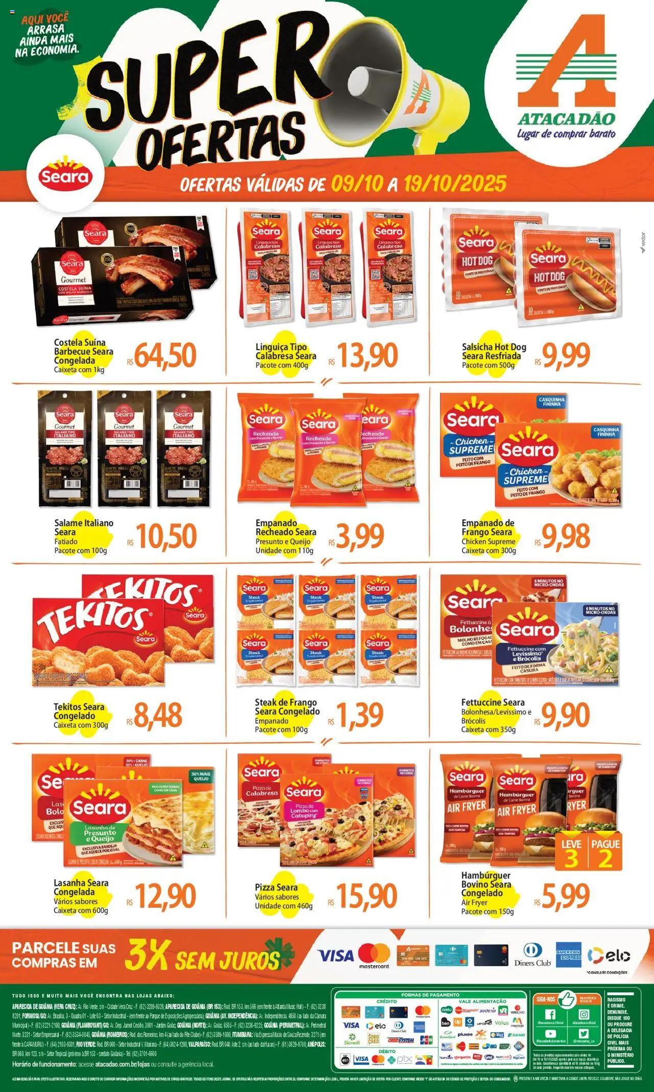 Atacadão folheto "Ofertas - GO" válido a partir de 09/10/2025 - número de página 1