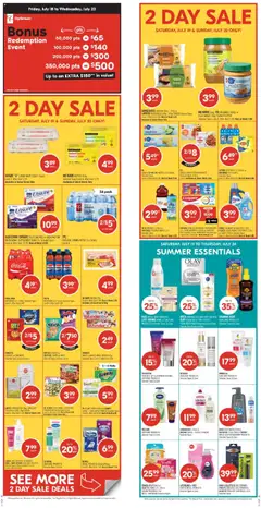 Preview of leaflet Weekly flyer / circulaire from shop Shoppers is valid from Jul 19, 2025