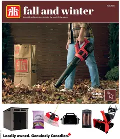 Preview of leaflet Fall and winter flyer from shop Home Hardware is valid from Aug 14, 2025