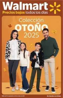 Vista previa las ofertas de la tienda Walmart - Folleto Colección Otoño desde el 17/09/2025 