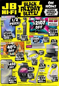 Preview of catalogue Black Friday Blitz from shop JB Hi-Fi valid 19/11/2025