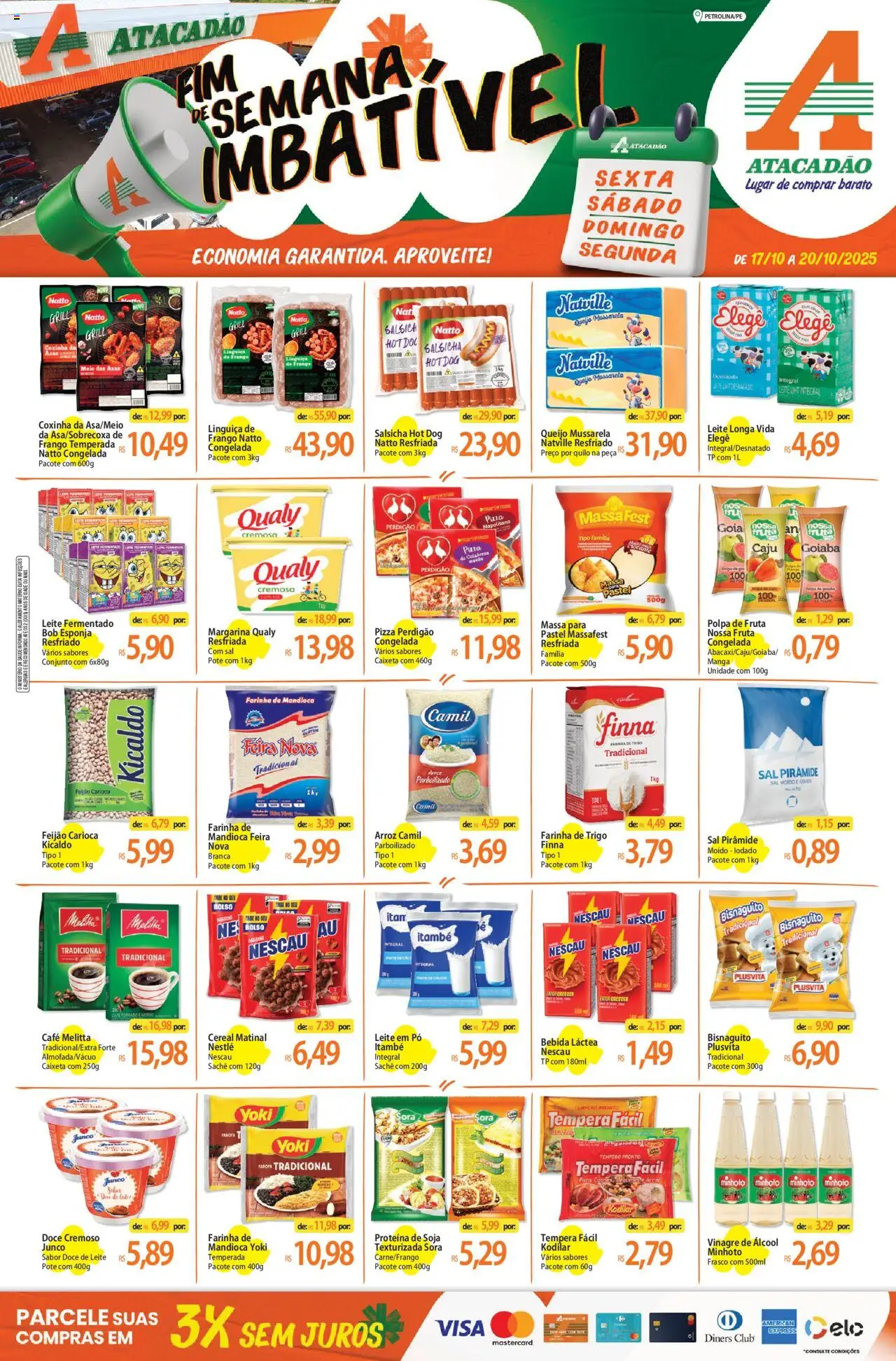 Atacadão folheto "Ofertas - PE" válido a partir de 17/10/2025 - número de página 1