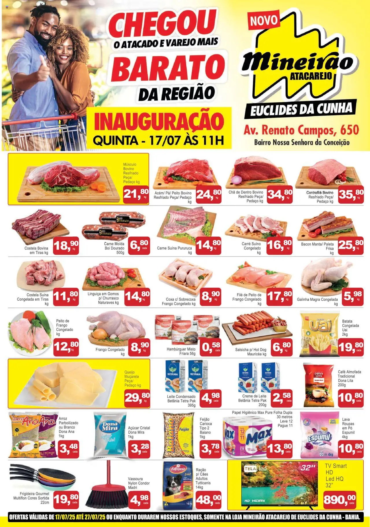 Mineirão Atacarejo folheto "Ofertas da semana" válido a partir de 17/07/2025 - número de página 1