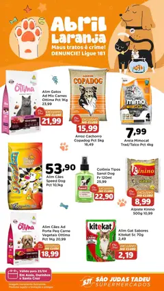 Pré-Visualização do folheto "São Judas Tadeu ofertas Pet" da loja São Judas Tadeu válido a partir de 23/04/2026