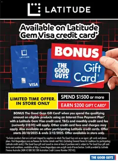 Preview of catalogue Catalogue from shop The Good Guys valid 05/11/2025 | Page: 25