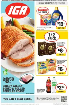 Preview of catalogue Catalogue WA from shop IGA valid 25/02/2026