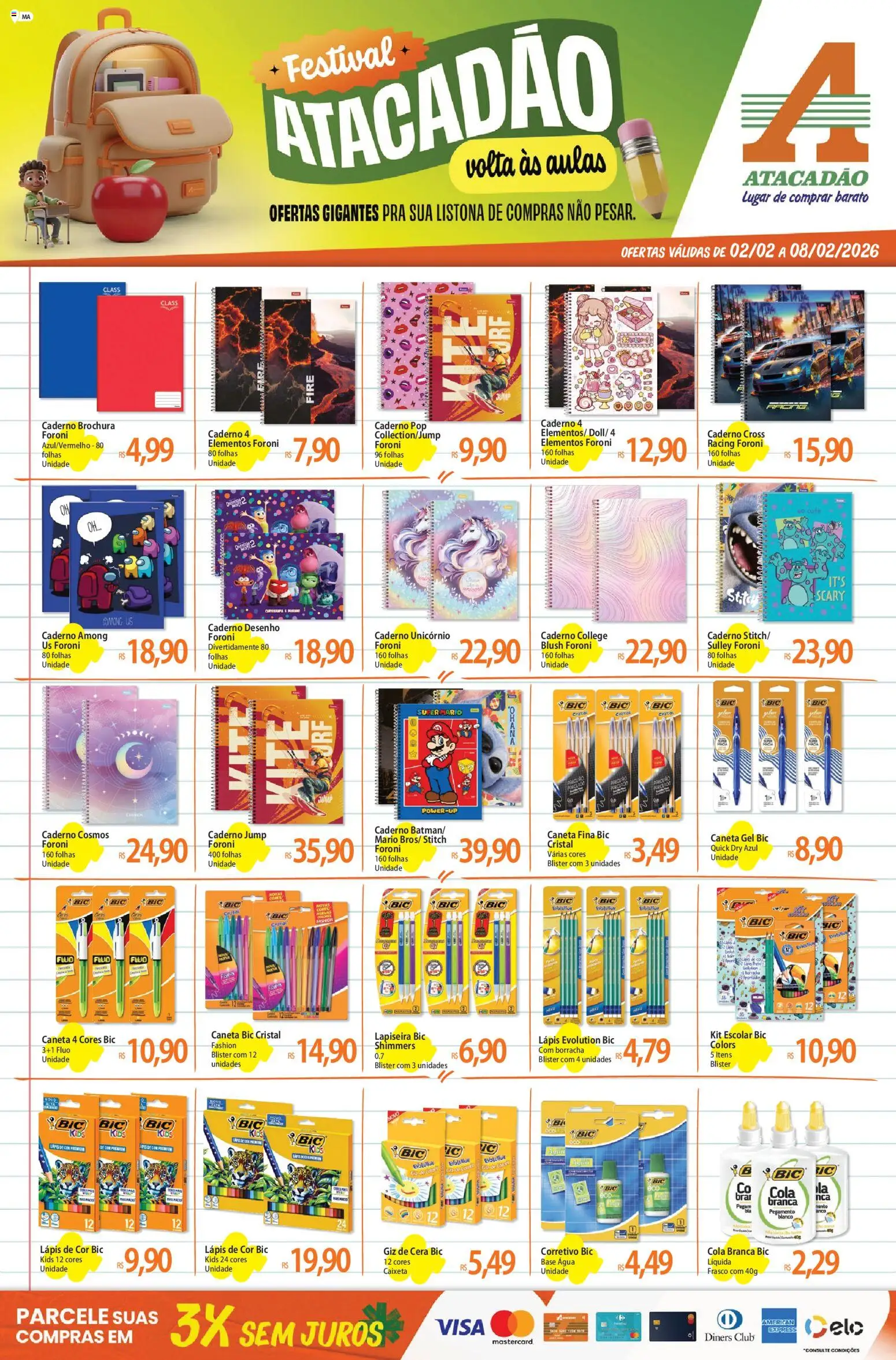 Pré-Visualização do folheto "Ofertas - MA" da loja Atacadão válido a partir de 02/02/2026