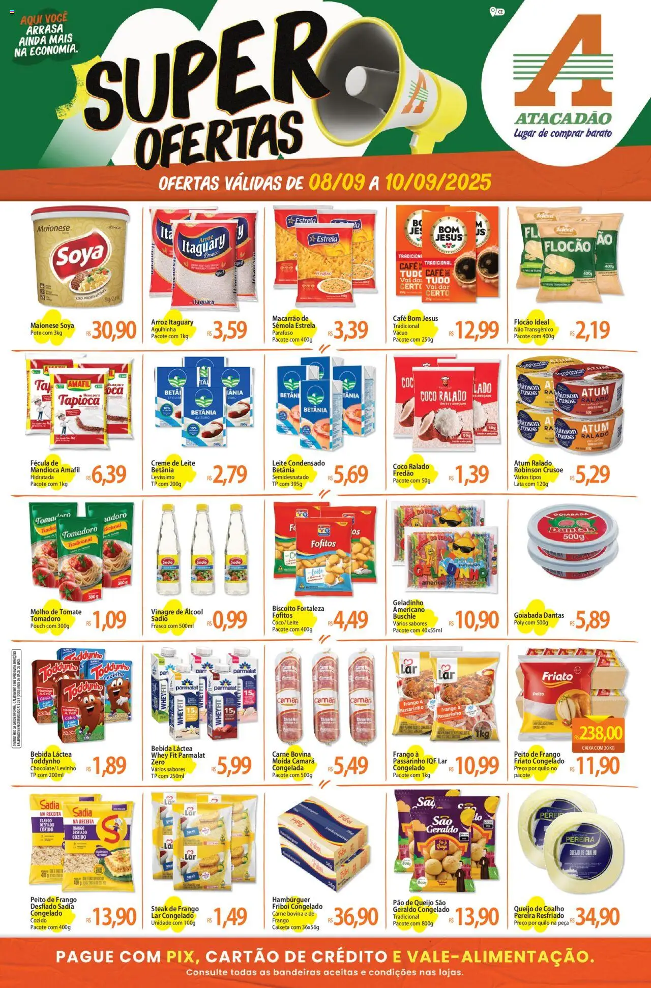 Atacadão folheto "Ofertas - CE" válido a partir de 08/09/2025 - número de página 1