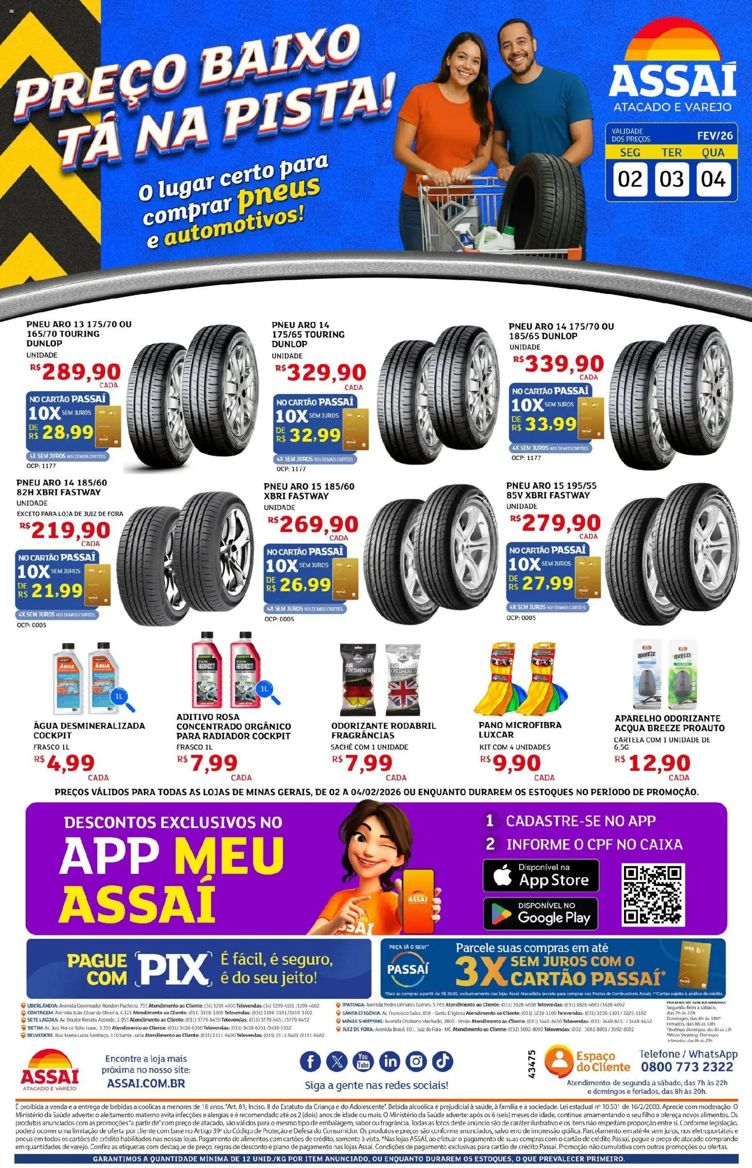 Pré-Visualização do folheto "Encarte - MG" da loja Assaí Atacadista válido a partir de 02/02/2026