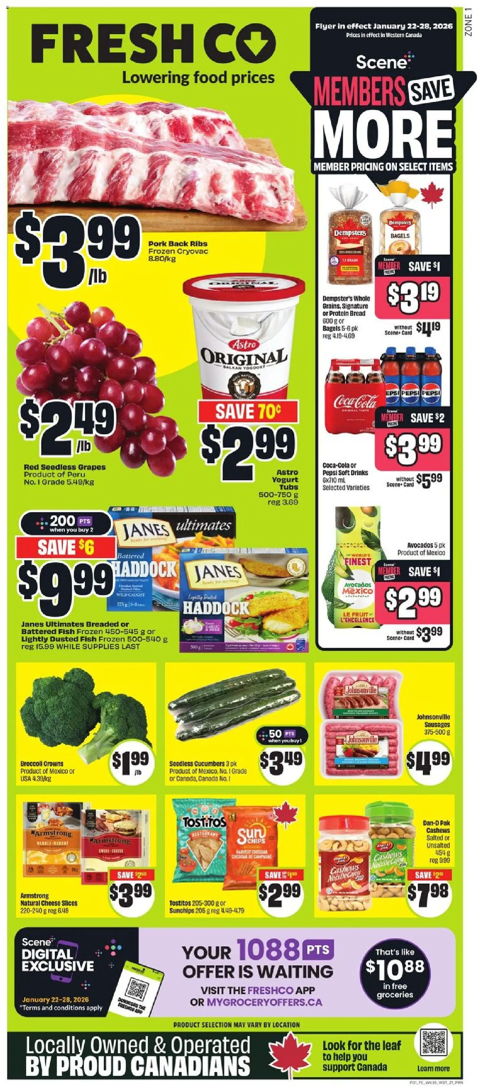 Preview of leaflet Weekly Flyer - ON from shop FreshCo is valid from Jan 22, 2026