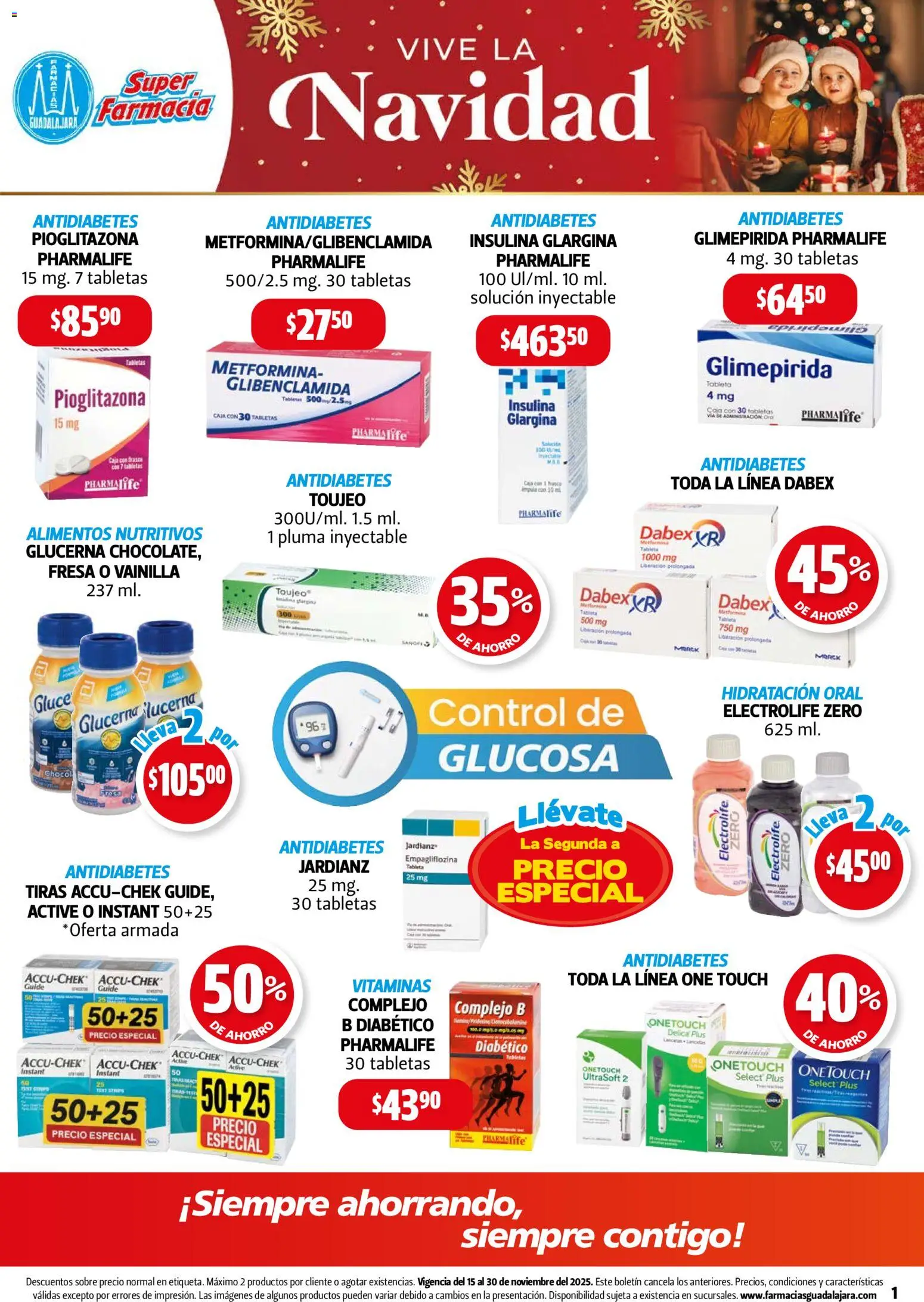 Vista previa las ofertas de la tienda Farmacia Guadalajara - Catálogo desde el 15/11/2025 