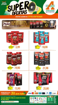 Pré-Visualização do folheto "Ofertas - SP" da loja Atacadão válido a partir de 27/10/2025