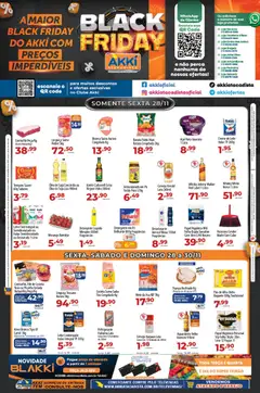 Pré-Visualização do folheto "Black Friday" da loja Akki Atacadista válido a partir de 28/11/2025
