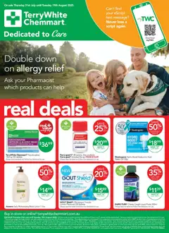 Preview of catalogue Dedicated to Care - Flyer from shop Terry White valid 31/07/2025