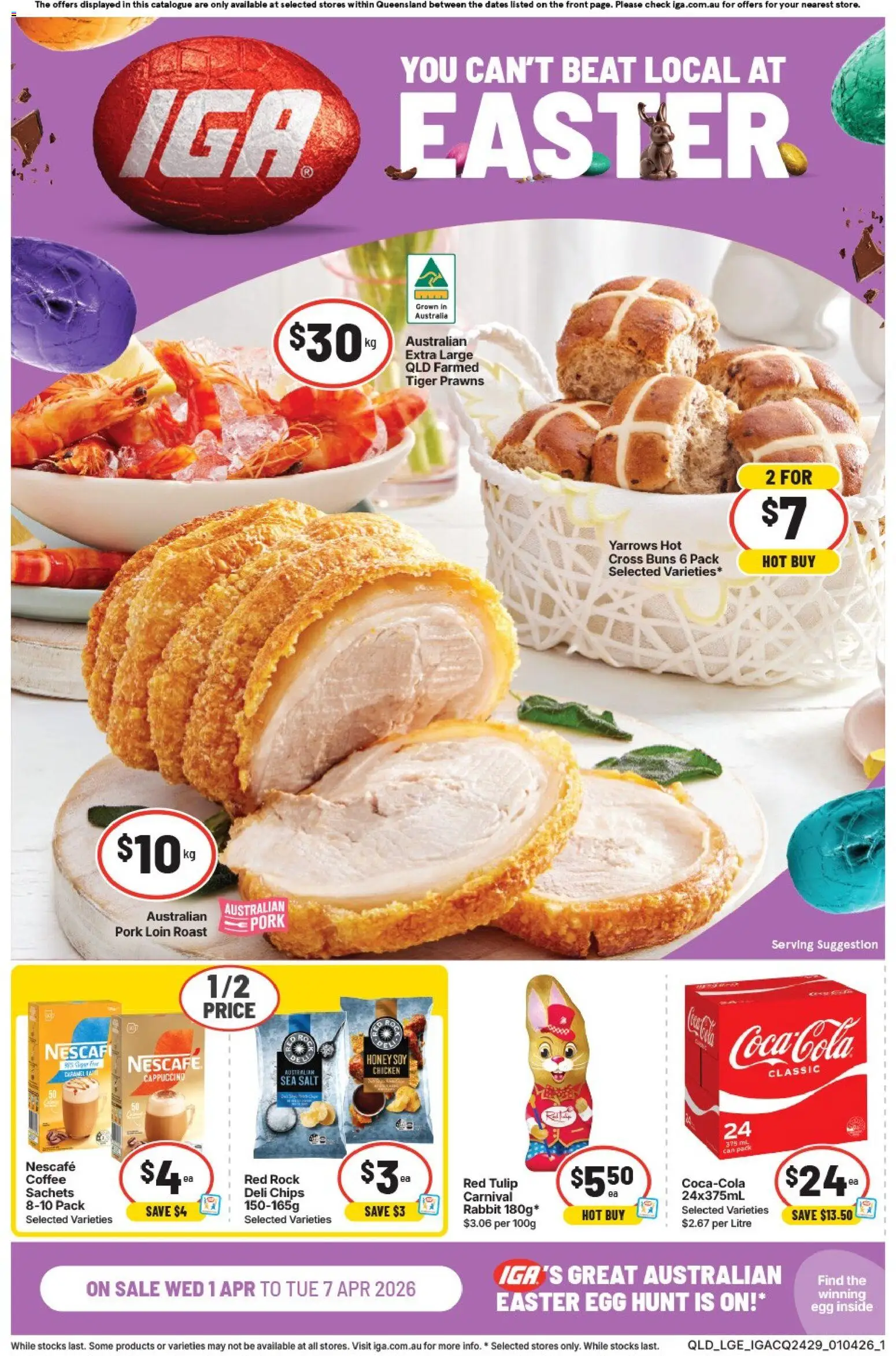 Preview of catalogue IGA catalogue QLD from shop IGA valid 01/04/2026
