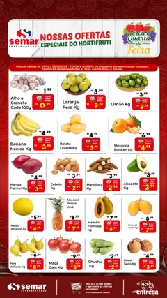 Pré-Visualização do folheto "Semar Supermercado ofertas Terça e Quarta da Feira" da loja Semar Supermercado válido a partir de 24/03/2026