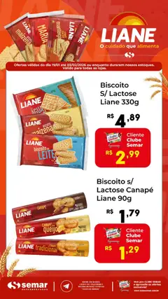Pré-Visualização do folheto "Ofertas Liane " da loja Semar Supermercado válido a partir de 19/01/2026