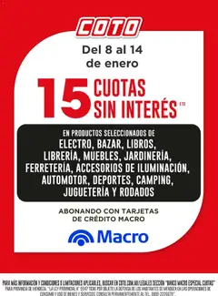 Vista previa del folleto de la tienda Coto válido desde el 08/01/2026 