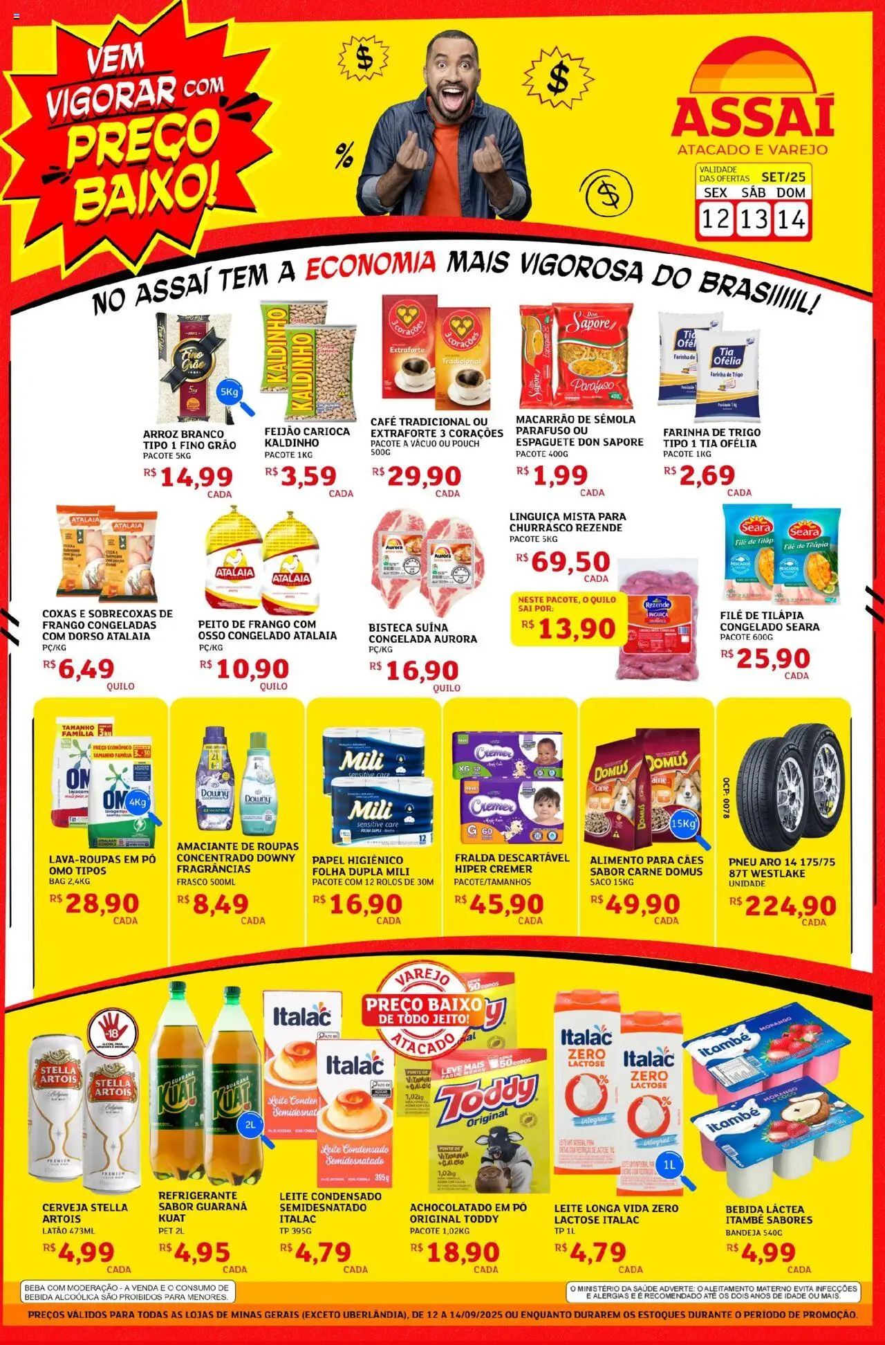 Assaí Atacadista folheto "Encarte - MG" válido a partir de 12/09/2025 - número de página 1