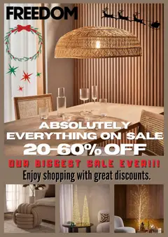 Preview of catalogue Catalogue from shop Freedom Furniture valid 17 Dec 2025