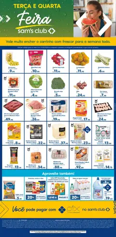Pré-Visualização do folheto "Ofertas Feira" da loja Sam's Club válido a partir de 16/09/2025