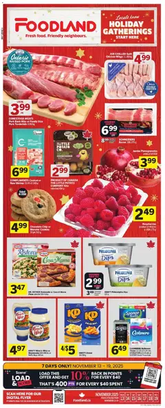 Preview of leaflet Weekly flyer / circulaire from shop Foodland is valid from Nov 13, 2025