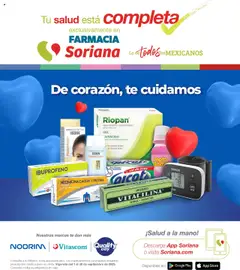 Vista previa las ofertas de la tienda Soriana - Folleto Farmacia Súper Nacional desde el 01/09/2025 
