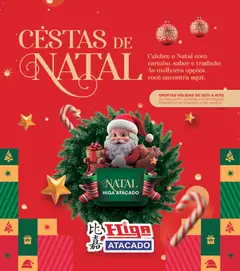Pré-Visualização do folheto "Ofertas Cestas de Natal" da loja Higa Atacado válido a partir de 25/11/2025