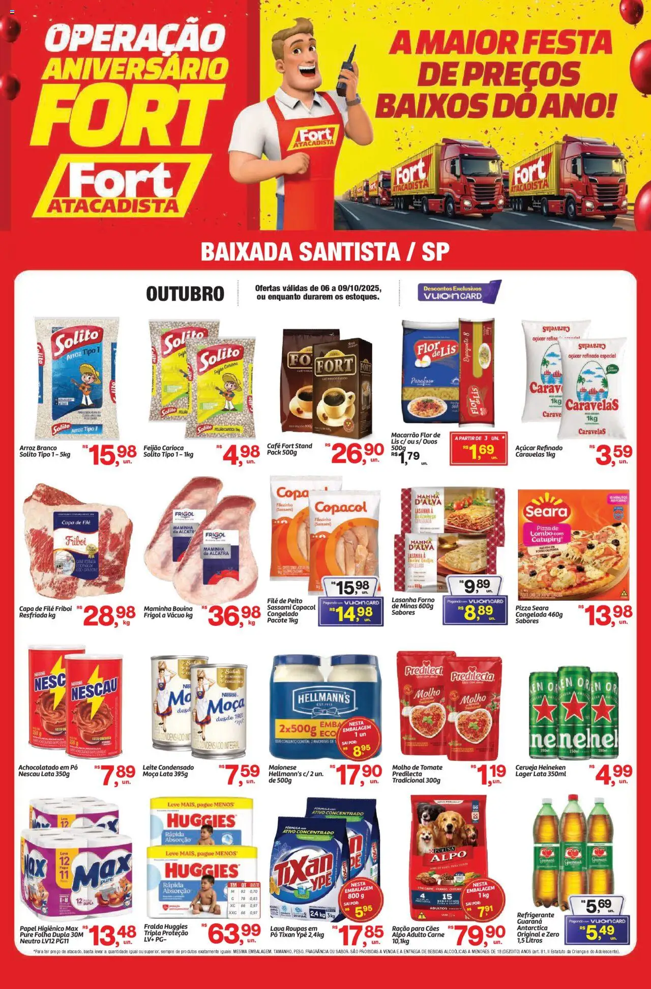 Fort Atacadista folheto "Ofertas da semana" válido a partir de 06/10/2025 - número de página 1